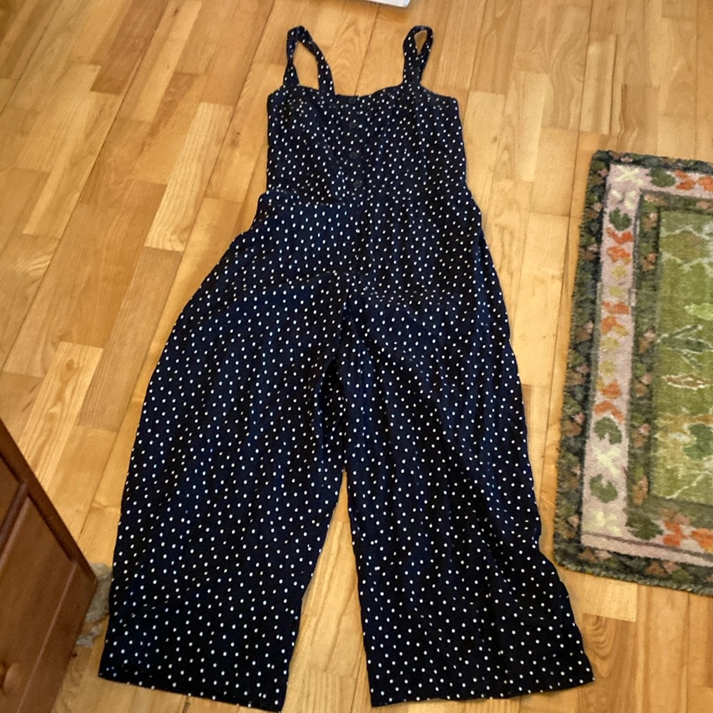 Polka dot jump suit